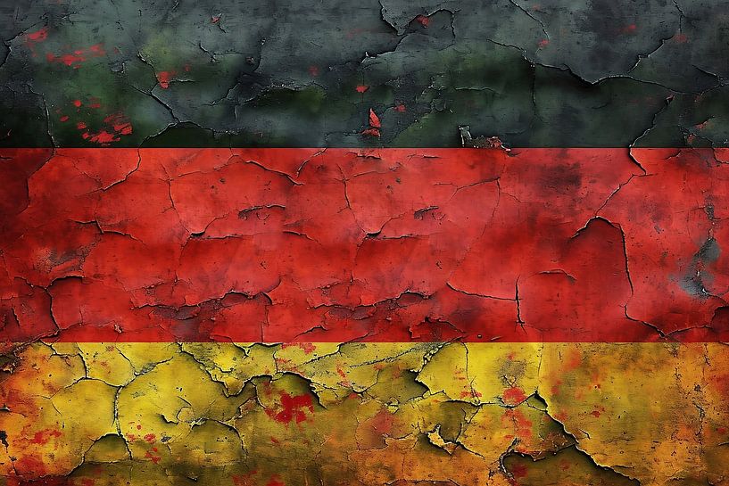 Vlag Duitsland van fernlichtsicht