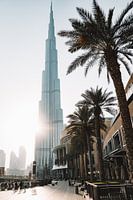 On the way to the Burj Khalifa in Dubai