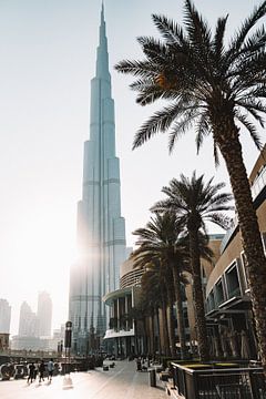 En route vers le Burj Khalifa à Dubaï sur MADK