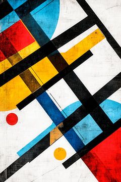 Abstract geometric composition by Poster Art Shop