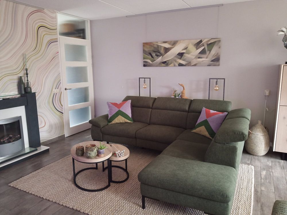 Pastellgrün 3.70  von ARTEO Gemälde 