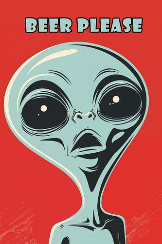 Bier Alsjeblieft | Poster Vreemdeling