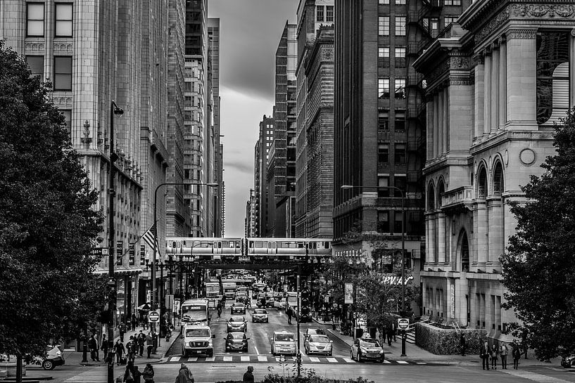 Chicago Downtown - E. Washington Street par Joram Janssen