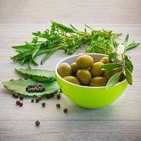 Green olives