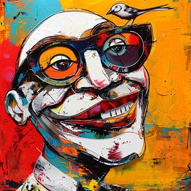 Colorful Faces 7 by Ellen Novara-da Lima