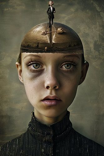 surrealist portrait woman