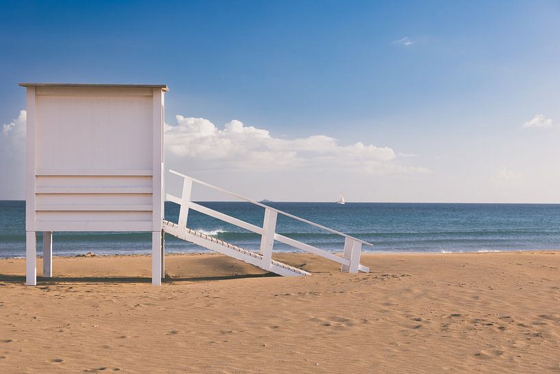 Cabine de plage à Lanzarote par Barry Jansen