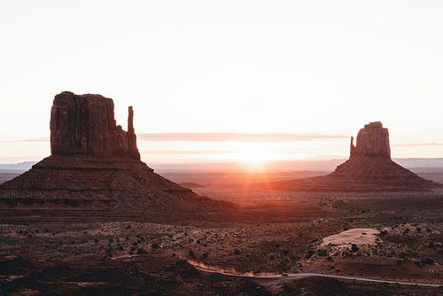 Sonnenaufgang Denkmal Tal Arizona