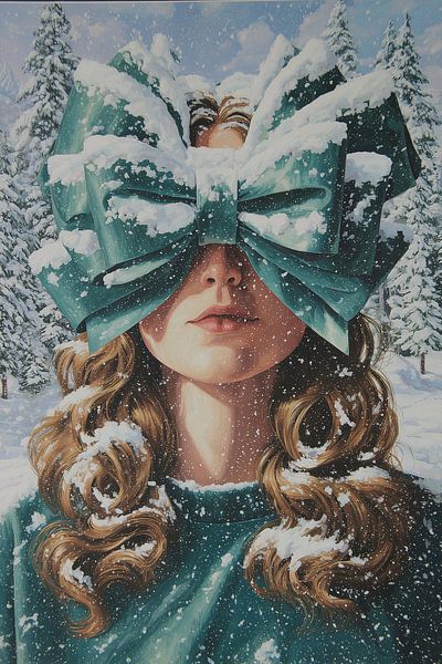 Bogen Ehefrau | Geschenk Augen von ARTEO Gemälde