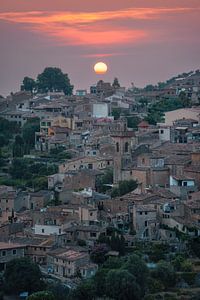 Valldemossa au coucher du soleil
