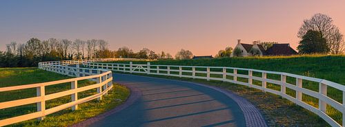 Sunset at Aduarderzijl in the province of Groningen by Henk Meijer Photography