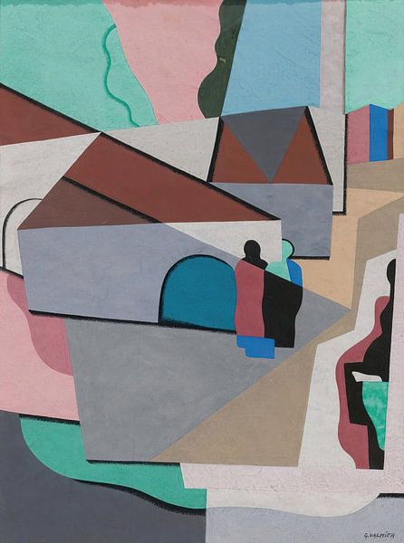The Village (1924) by Georges Valmier by Peter Balan