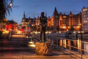Störtebeker-Denkmal, Internationales Maritimes Museum, Speicherstadt, Hafencity, Hamburg
