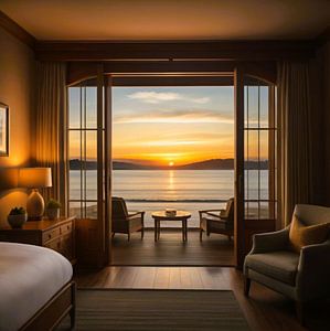 Lever de soleil sur l'île de Vancouver