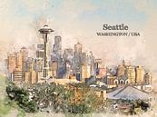 Seattle van Printed Artings thumbnail