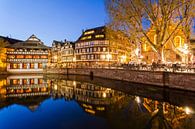 Petite France à Strasbourg la nuit par Werner Dieterich Aperçu