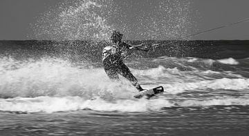 Windsurfer bij Domburg van MSP Canvas