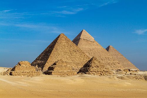 The pyramids of Giza in Egypt