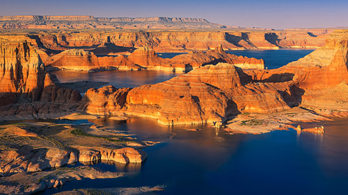 Sunset from Alstrom Point, Lake Powell, Utah