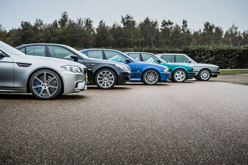 5 x BMW M5 van Sytse Dijkstra