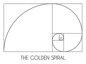 Spirale d'or sur MDRN HOME