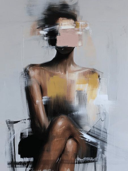 Just me, sitting on a chair by Carla Van Iersel