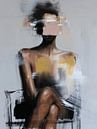 Just me, sitting on a chair by Carla Van Iersel thumbnail