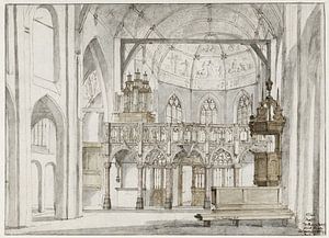 Intérieur de la cathédrale Saint-Pierre Den Bosch de 1632 sur Affect Fotografie