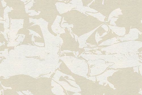 Crème achtergrond met bladvormen