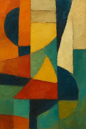 Abstract schilderij.