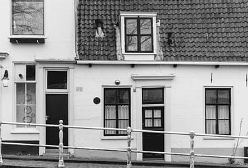 Niederländisches Haus in Schwarz und Weiß | Haarlem | Niederlande, Europa von Sanne Dost