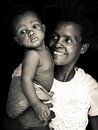 Porträt - Sambia 2019 - Mutter und Sohn von Matthijs van Os Fotografie Miniaturansicht