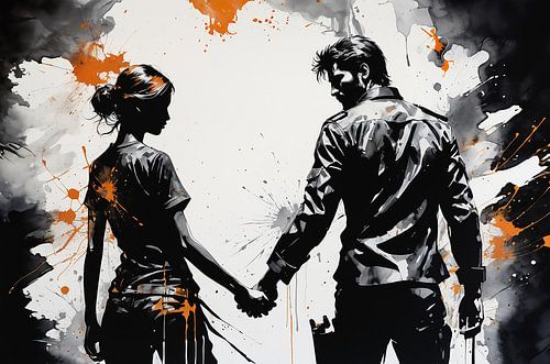 Hand in hand...