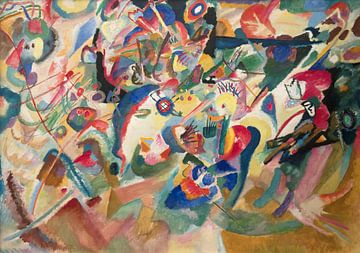 Schets 3 voor compositie VII, Wassily Kandinsky
