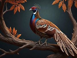 Fantasy pheasant by Nicolette Vermeulen