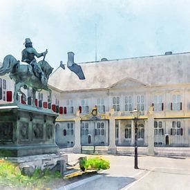 Palast Noordeinde, Den Haag, Südholland, Niederlande von Danny de Klerk