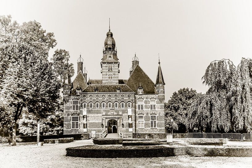 Kasteel Wijchen in zwart/wit van Fotografie Jeronimo