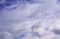Vliegtuig in de bewolkte lucht van Babetts Bildergalerie thumbnail