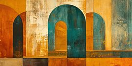 Neon Abstract Painting Passages by Wonderful Art