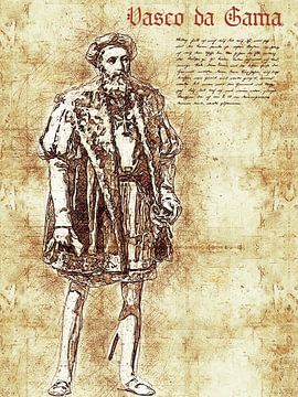 Vasco da Gama von Printed Artings