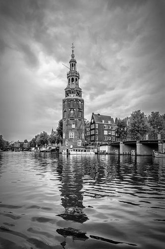 AMSTERDAM Montelbaanstoren | Monochroom