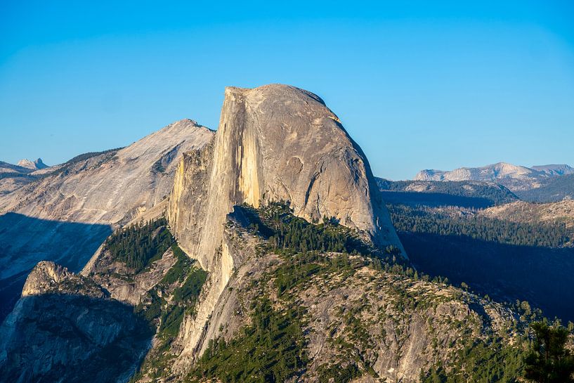 Lumière du matin à Half Dome dans le parc national de Yosemite par Joost van Rekum