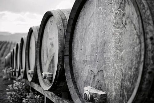 Houten Vaten Stilleven