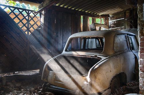 Achtergebleven auto