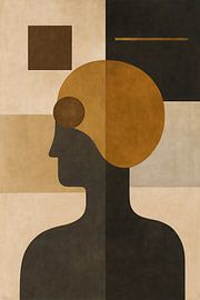 Muted Geometry of Stillness by RezArt