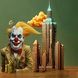 Het Gouden Circus van Fifth Avenue van Ria van Werven