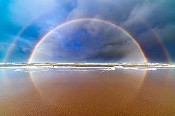 Double rainbow with reflection by Yanuschka | Fotografie Noordwijk