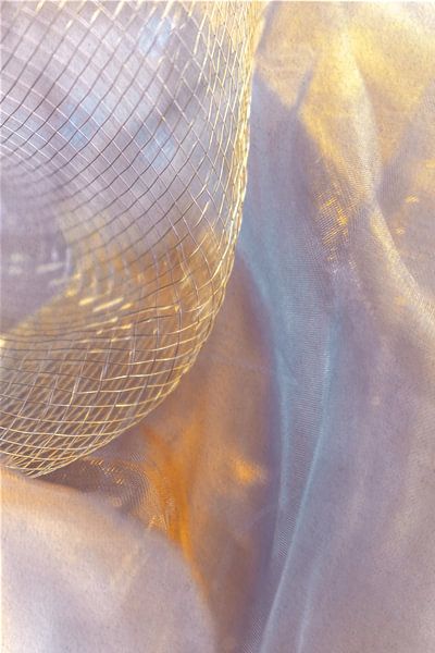 Verwebte Stille – Licht und Stoff im Dialog von Mixed media vector arts