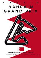 My F1 BAHRAIN Race Track Minimal Poster