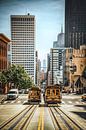 De kabeltram van San Francisco is de laatste handbediende kabeltram die nog in gebruik is en staat s von Loris Photography Miniaturansicht